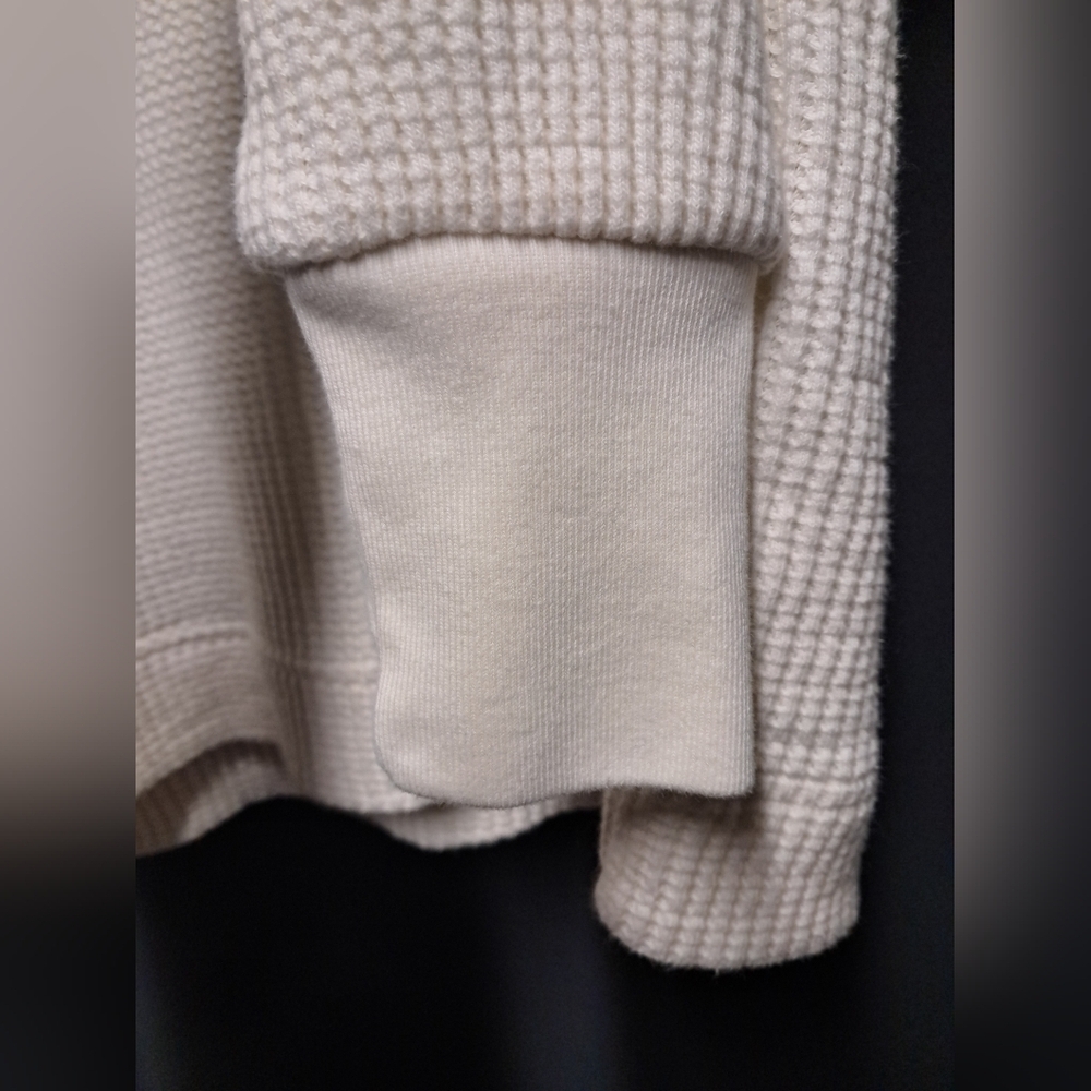 The GAP Waffle Knit Turtle Neck Pocket Sweatshirt And Matching Sweats Size XS - Picture 9 of 11